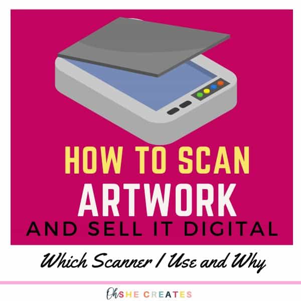 how to scan artwork