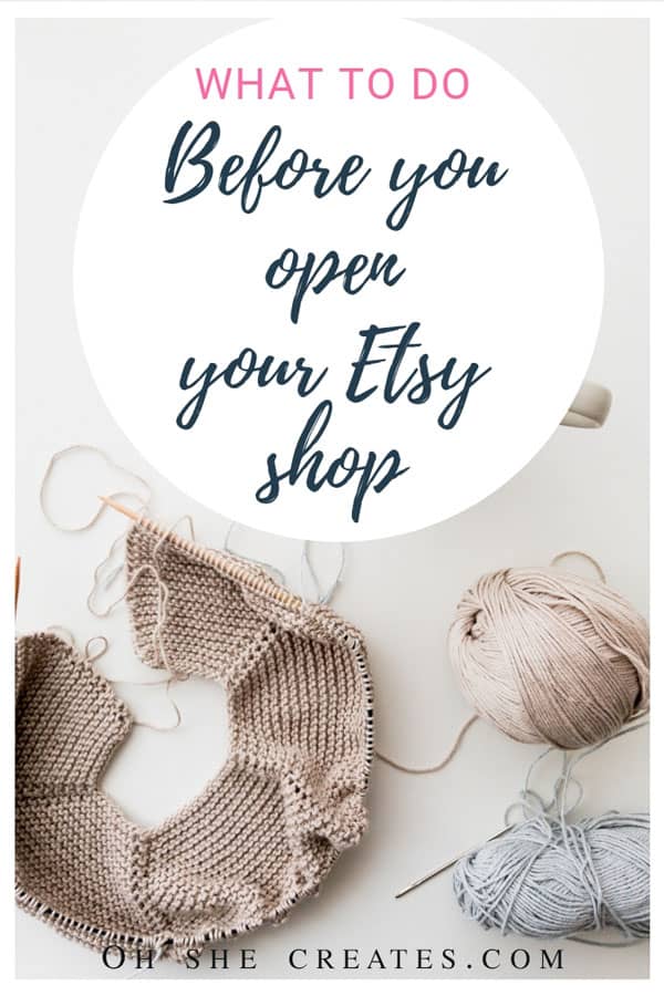 Image of woollen balls with the text What to do before you open your etsy shop

