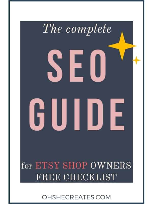 image with text the complete SEO guide to ETsy