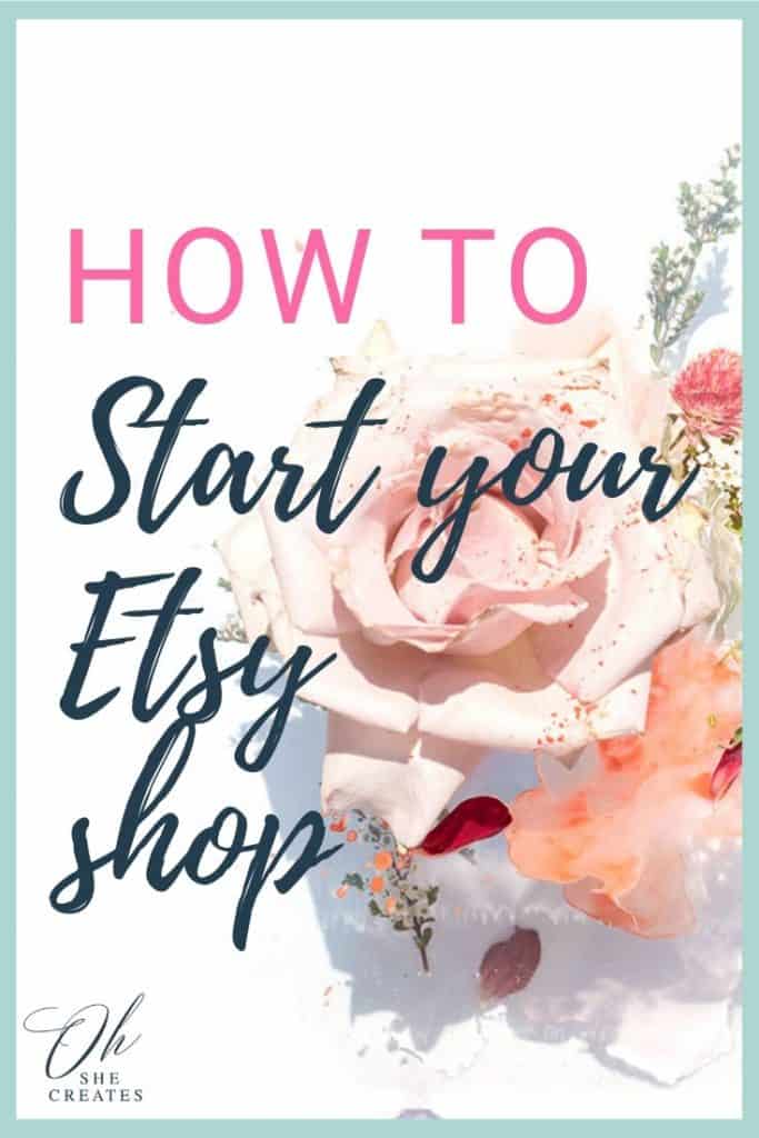 How to open an Etsy shop