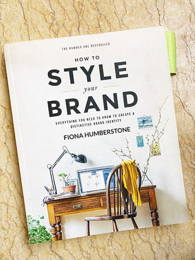 image showing book called how to style your brand.