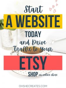 start a website for etsy shop