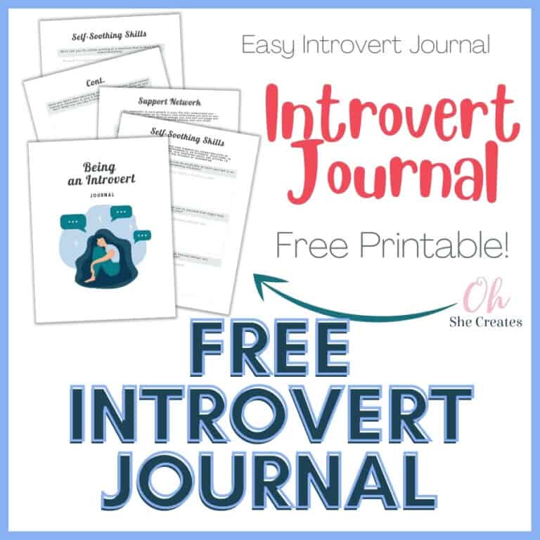 grab this free introvert journal planner image