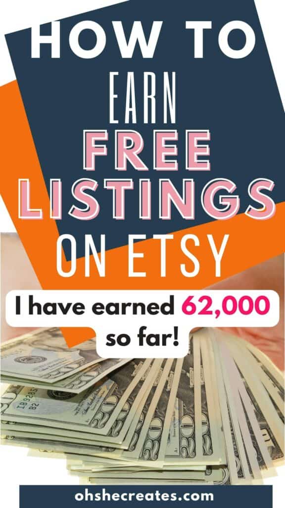 earn free listings online so you don't pay any for your own etsy shop