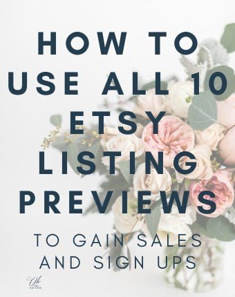 How to make the most of your ten Etsy listing images
