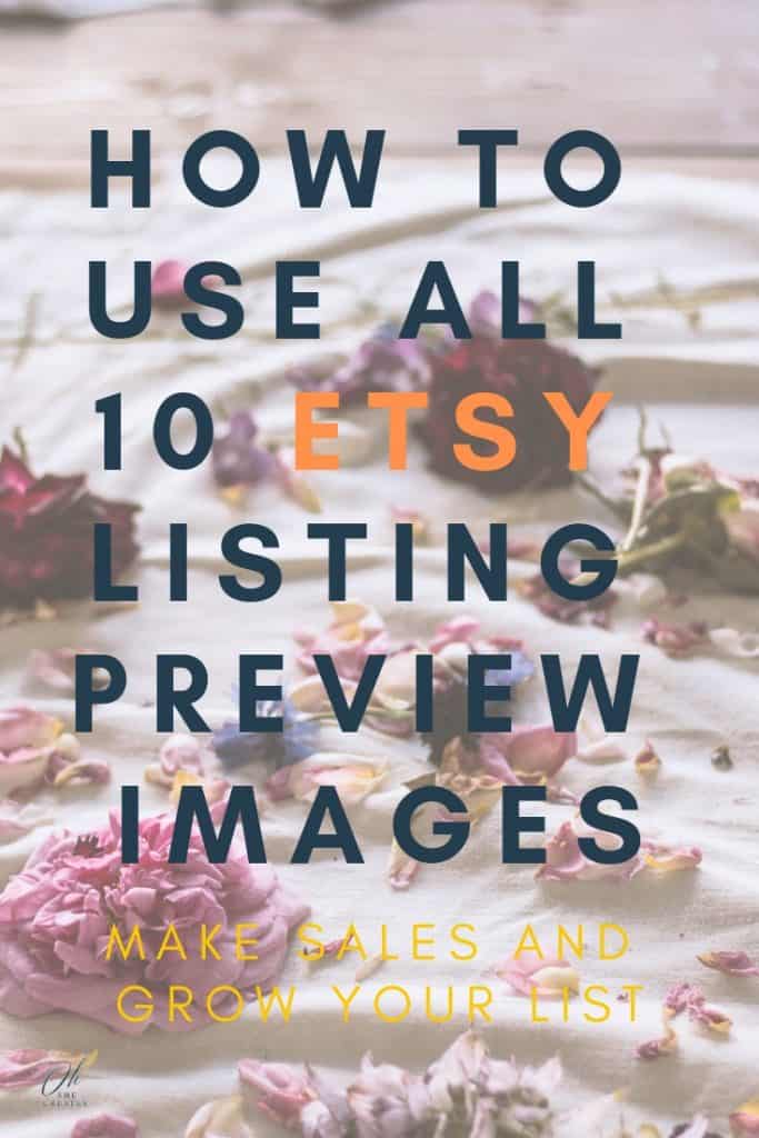 How to use all 10 etsy listing photos